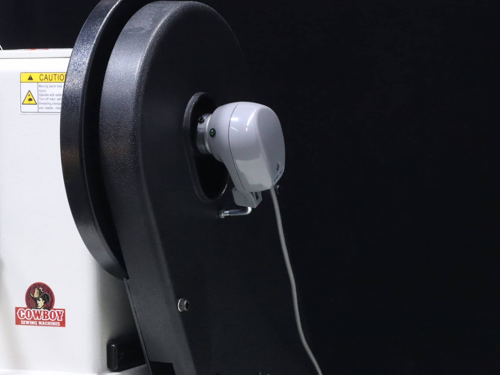 Needle positioning servo motor